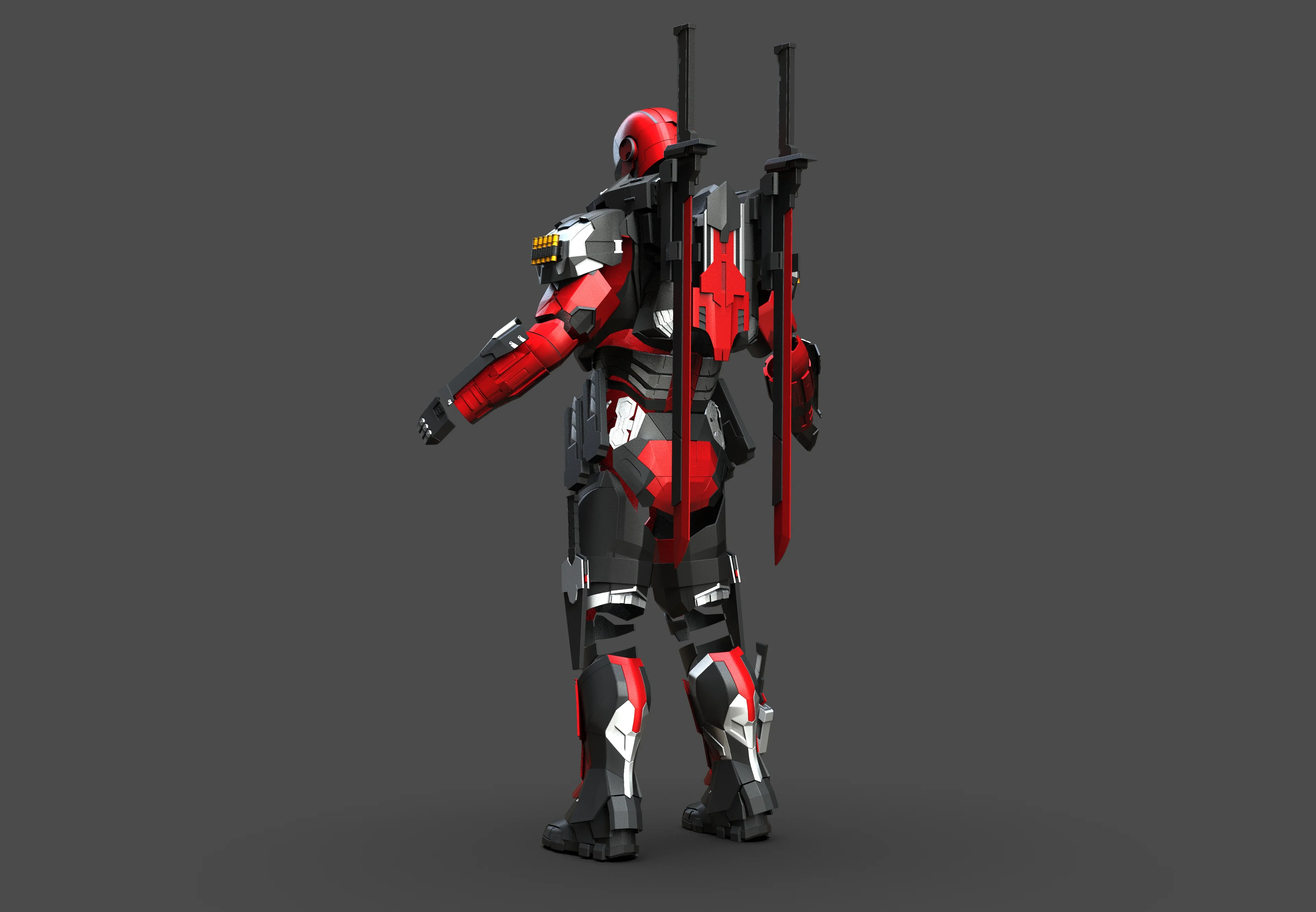 Armored Deadpool STL - Image 10