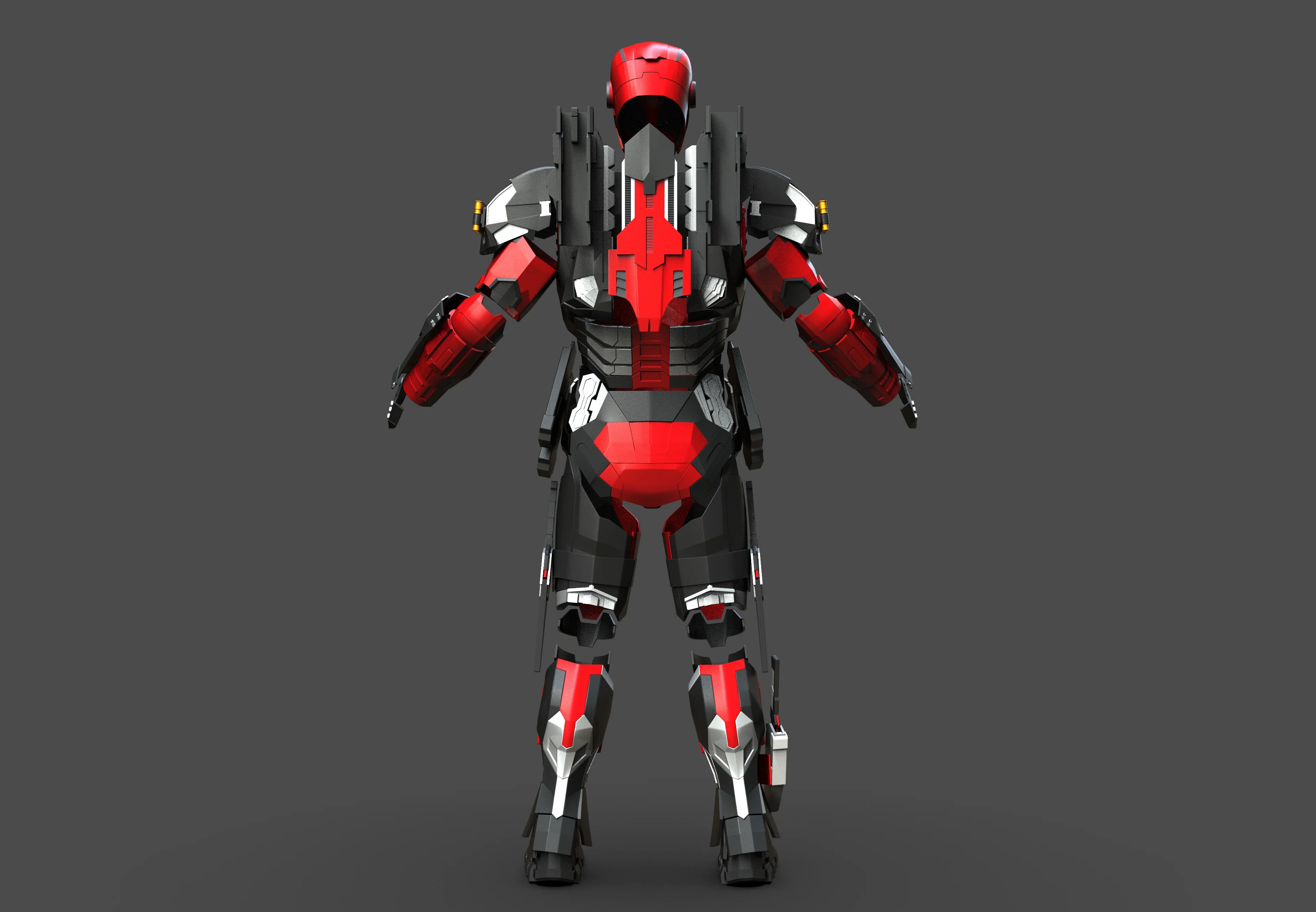 Armored Deadpool STL - Image 9