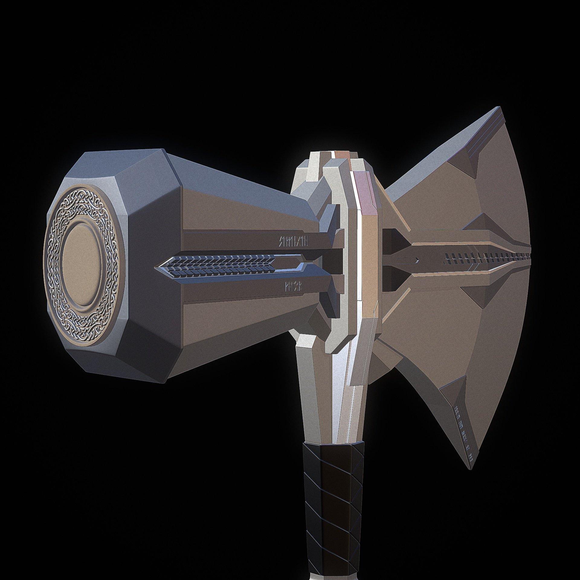 Asgardian StormBreaker stl - Image 8