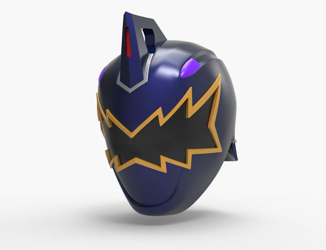 Black Dino Thunder Power Ranger Helmet STL - Image 11