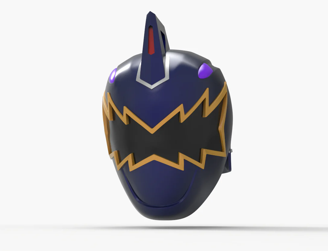 Black Dino Thunder Power Ranger Helmet STL - Image 2