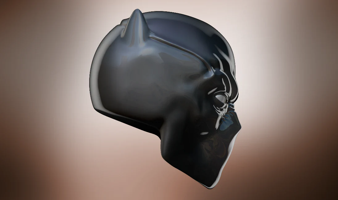 Black Panther Comic Mask - Image 7