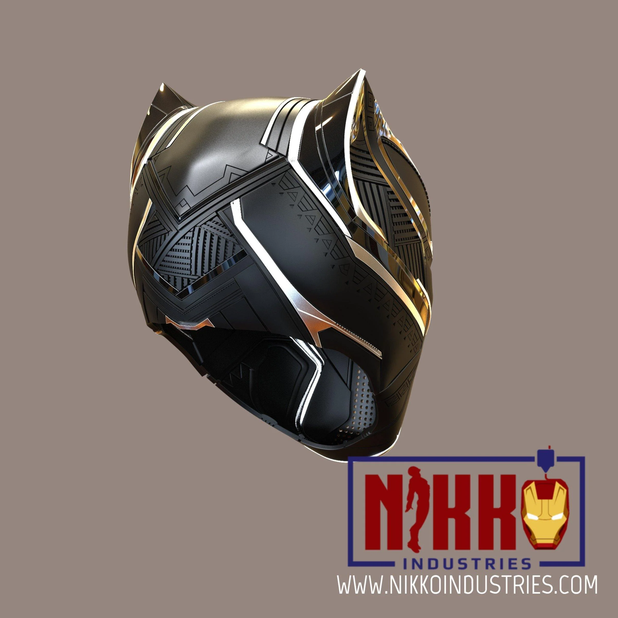 Black Panther Helmet Vibranium Gauntlet stl Bundle - Image 7
