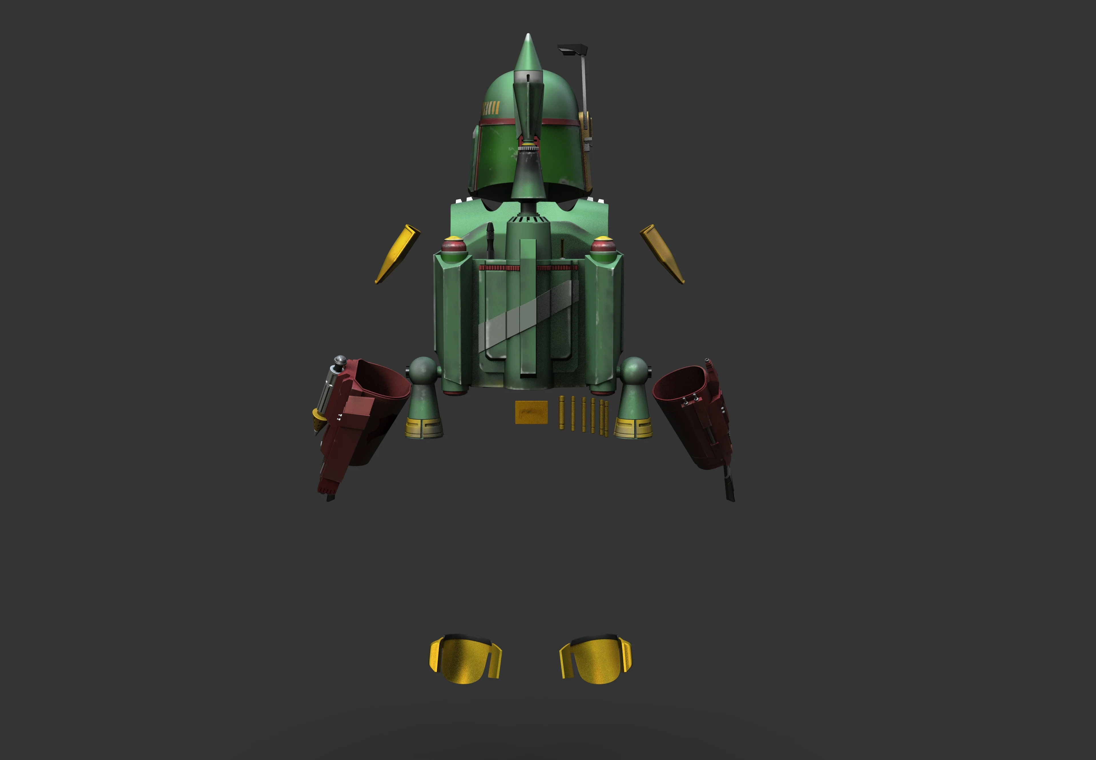 Boba Fett Armor STL- Book of Boba Fett - Image 8