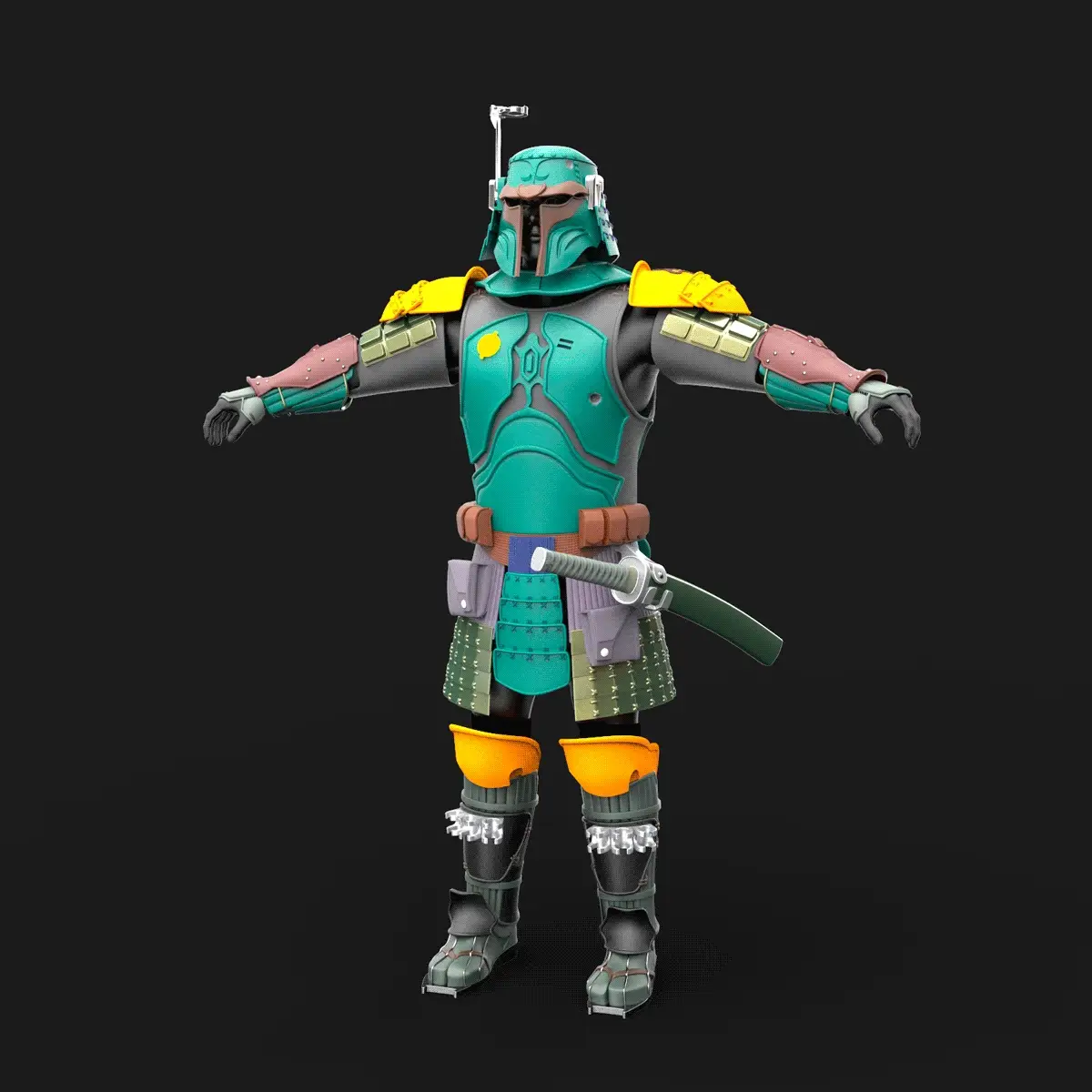 Boba Fett Samurai