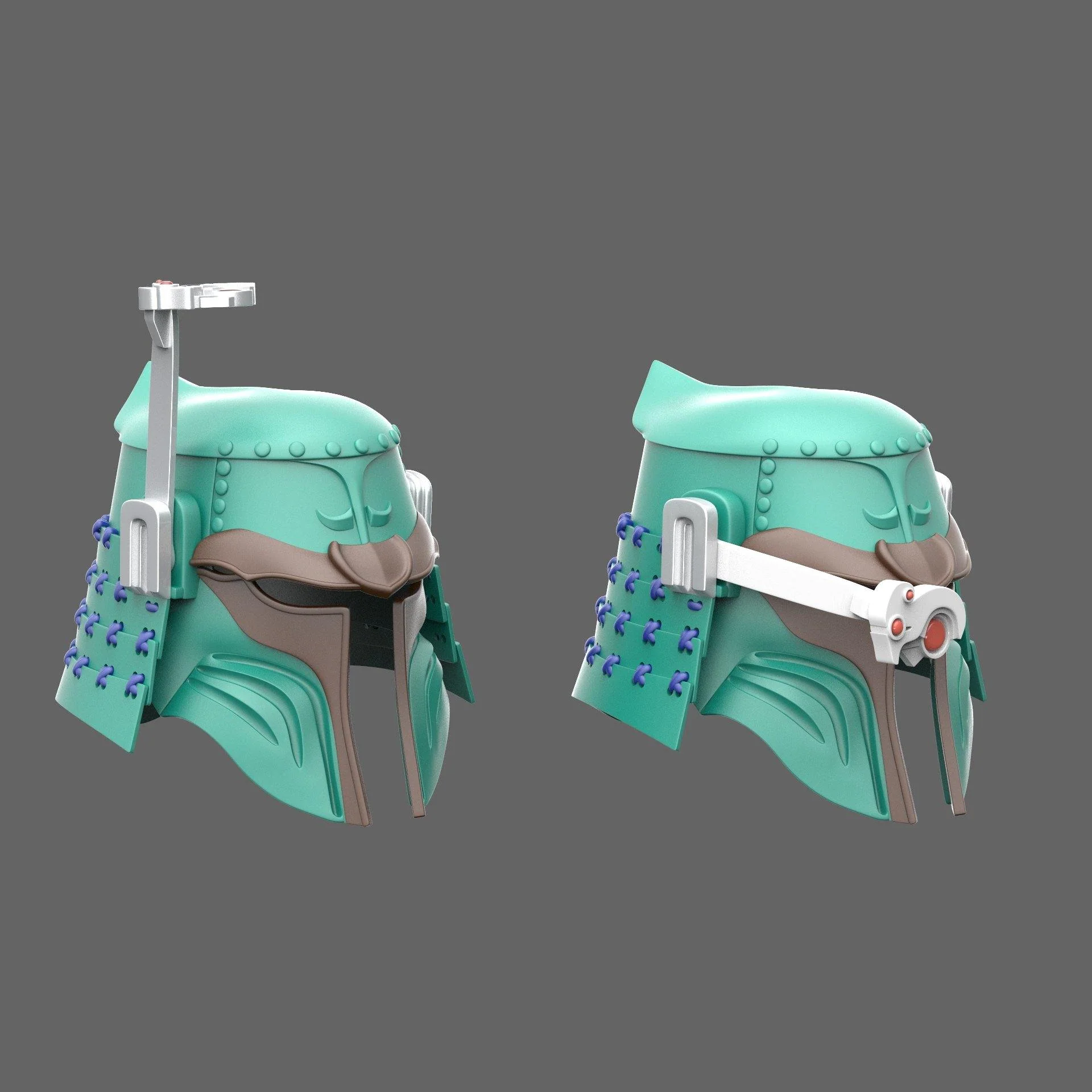 Boba Fett Samurai Helmet - Image 2