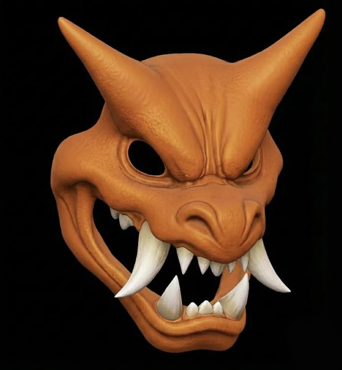 Charizard Menpo Mask - Image 2