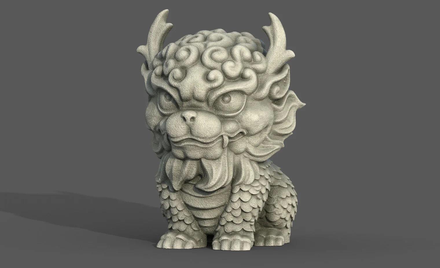 Chinese Stone Lion - Image 3