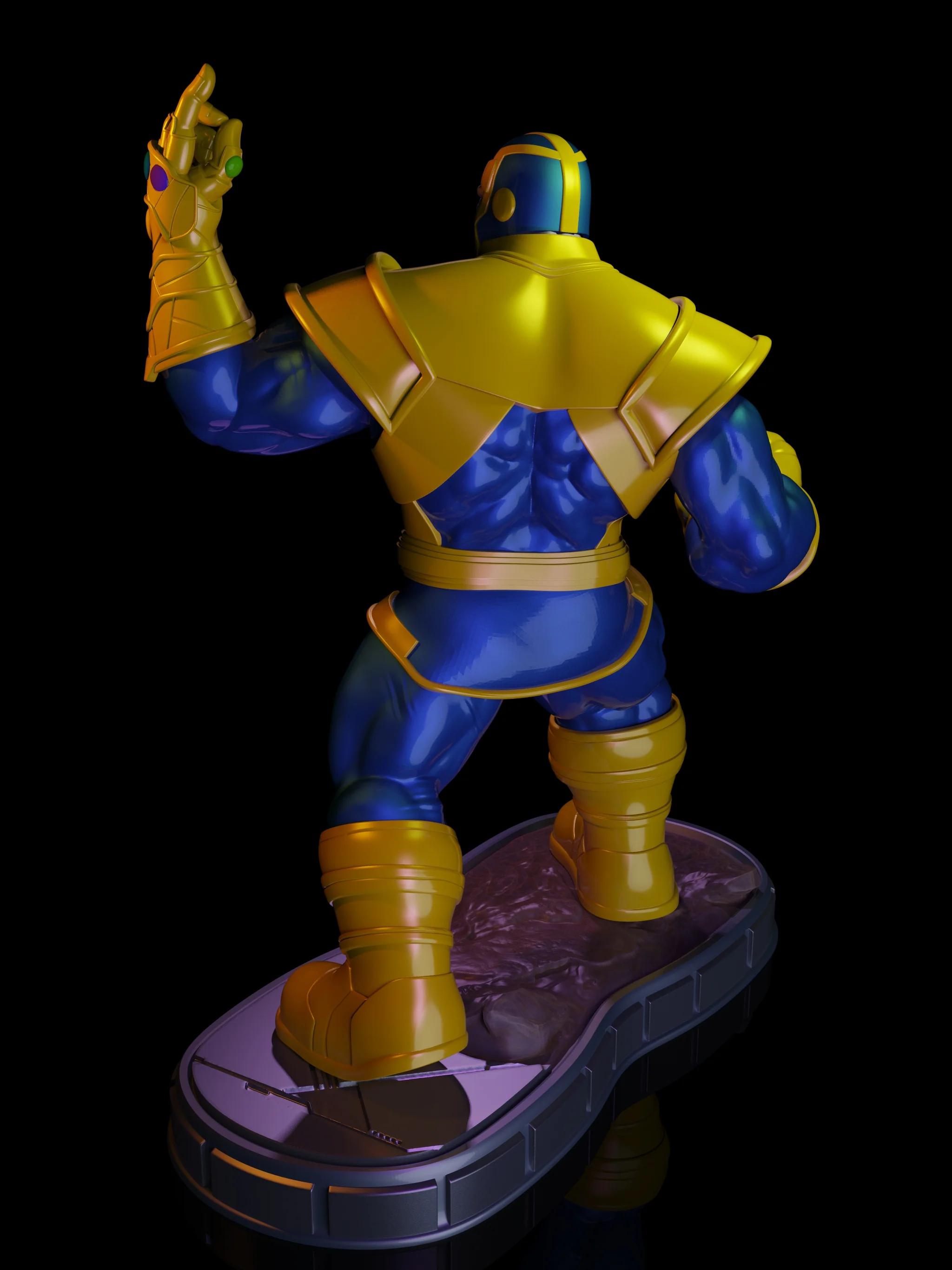 Comic Style Thanos Statue STL - Image 6