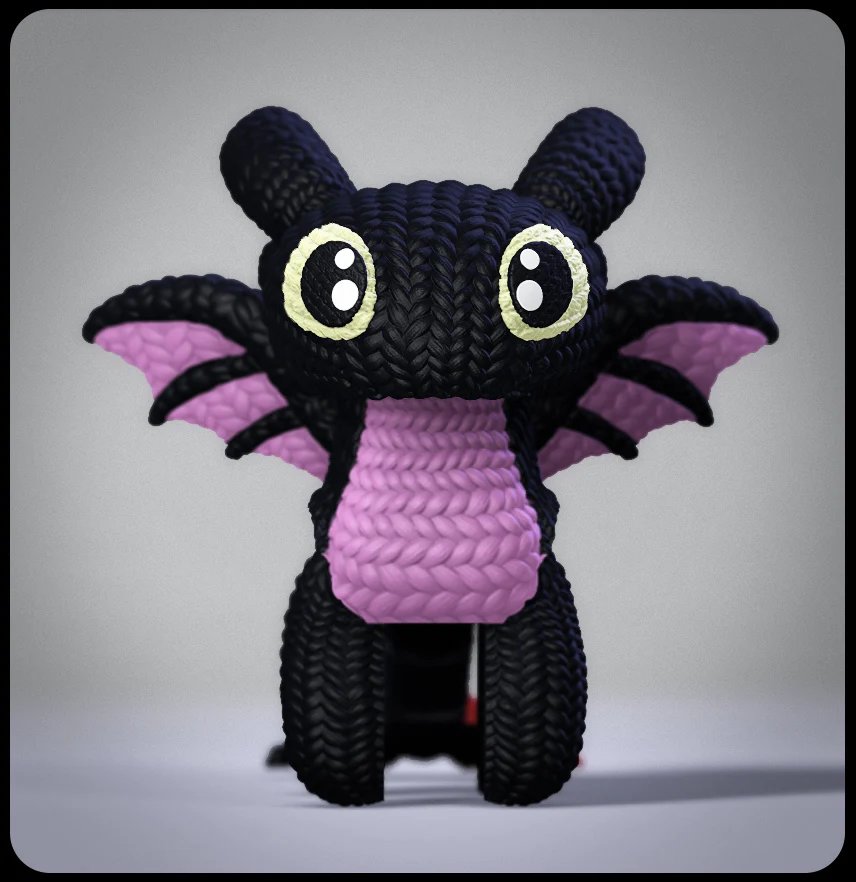 Crochet Toothless - Image 3