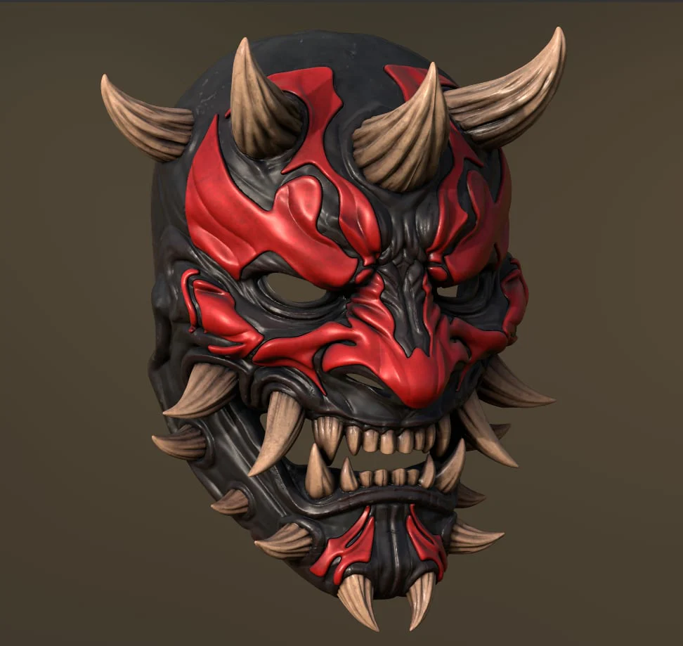 Darth Maul Menpo Mask - Image 2