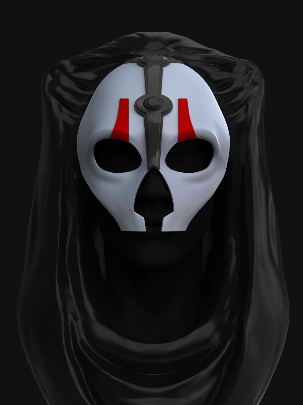 Darth Nihilus Mask and Lightsaber - Image 3