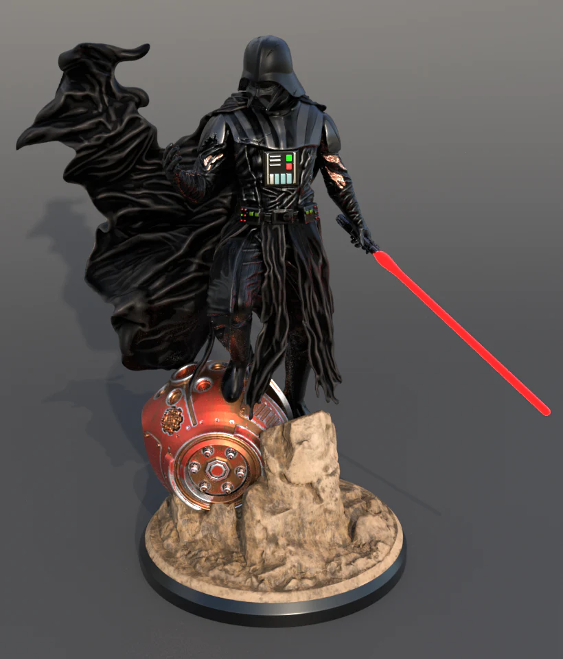 Darth Vader Statue STL - Image 8
