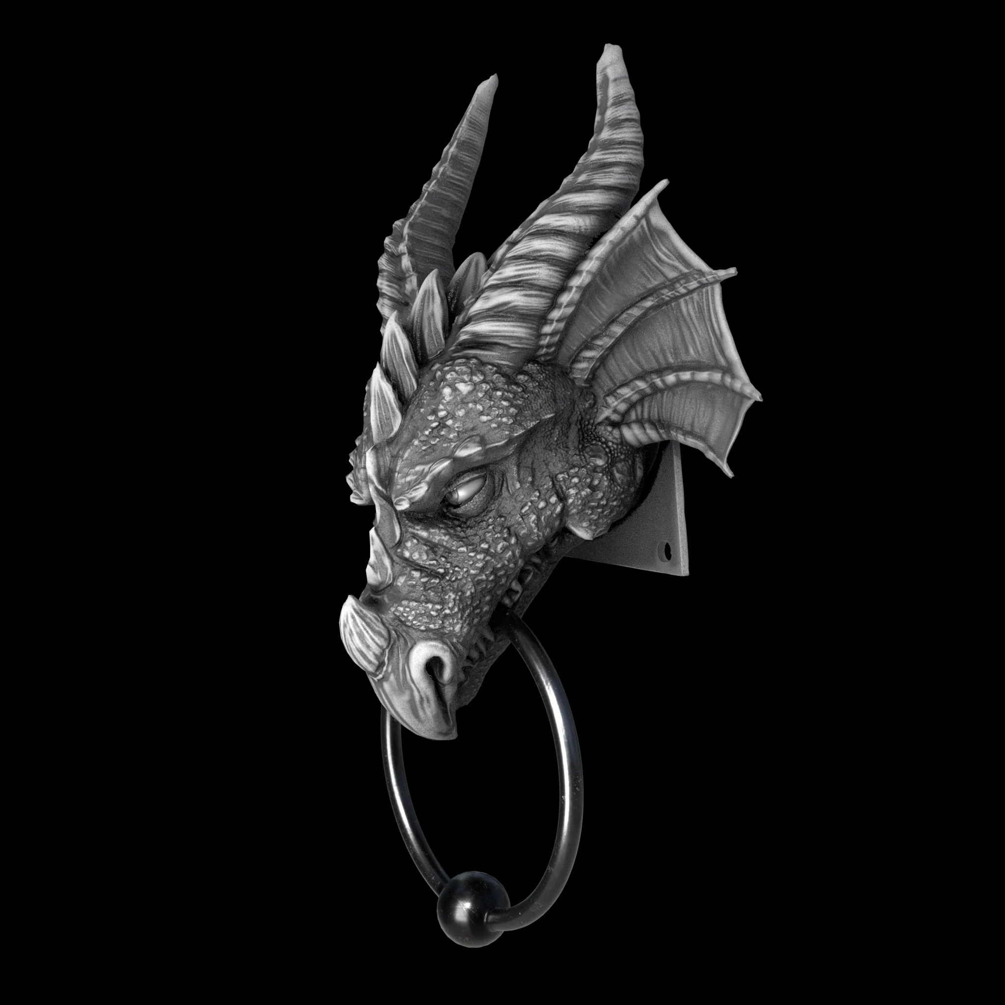 Dragon Head Door Knocker