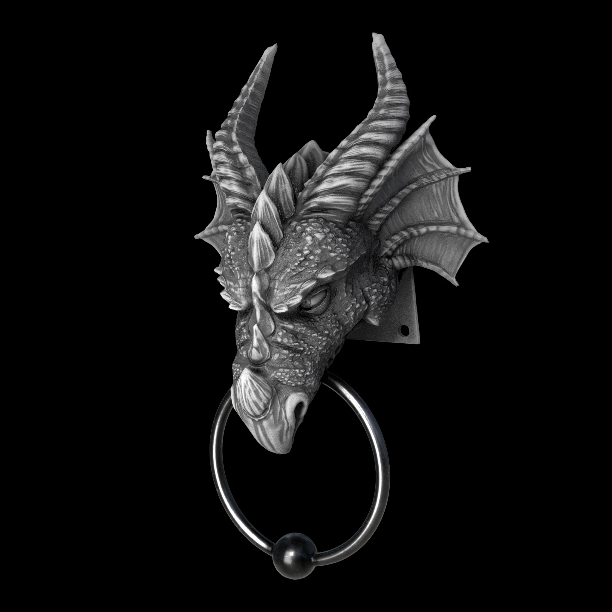 Dragon Head Door Knocker - Image 2