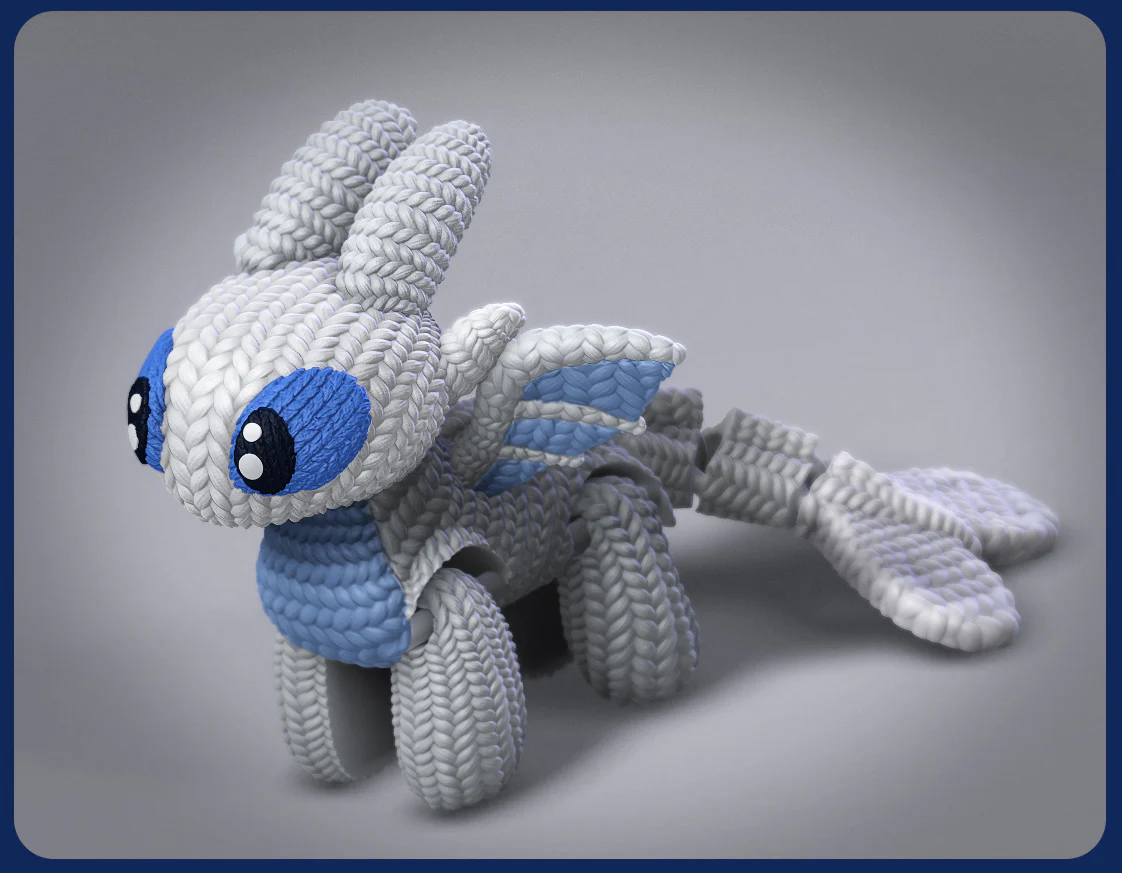 Flexi Crochet LightFury - Image 3