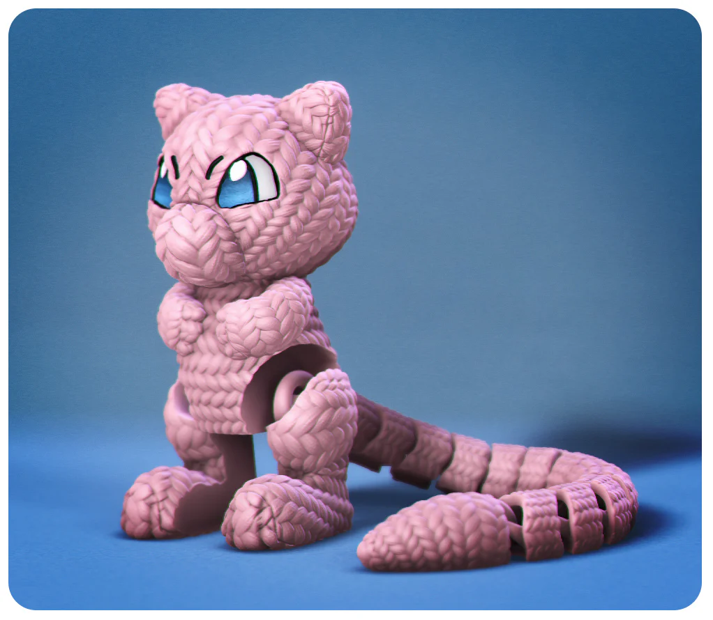 Flexi Crochet Mew - Image 3