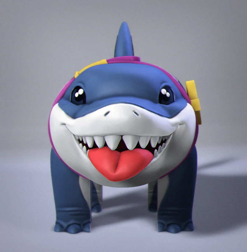 Flexi Marvel Rivals Jeff the Land Shark - Image 3
