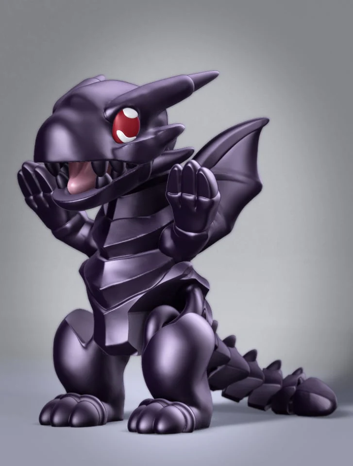 Flexi Toon Red Eyes Black Dragon - Image 2