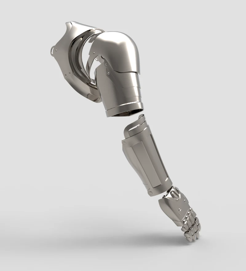 Full Metal Alchemist Edward Elric Arm STL - Image 11