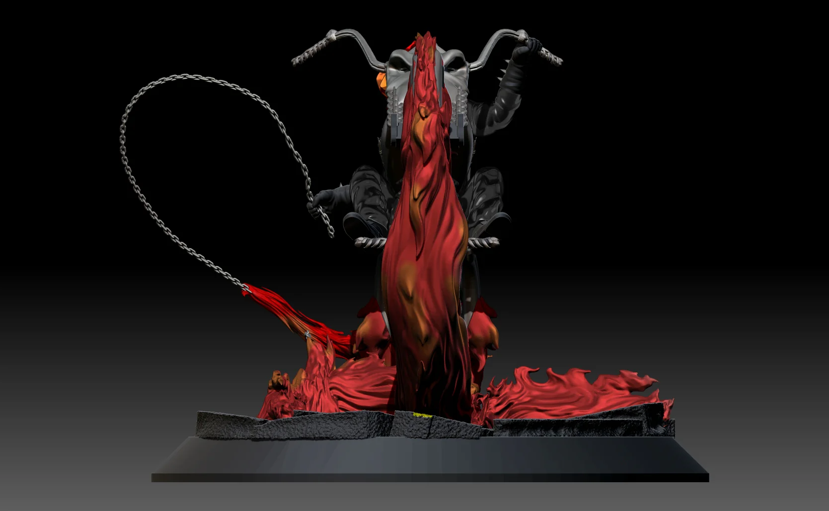 Ghost Rider Statue - Image 7