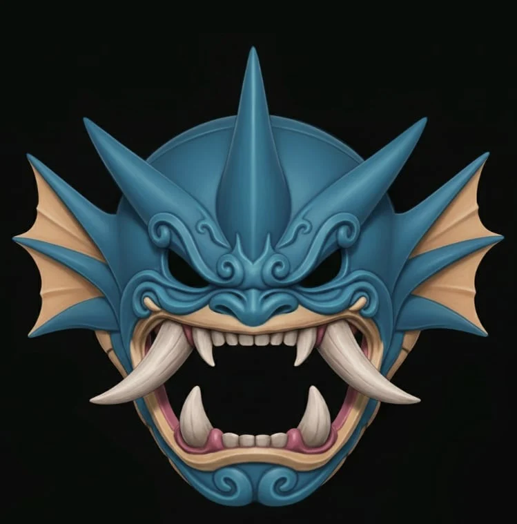 Gyrados Menpo Mask