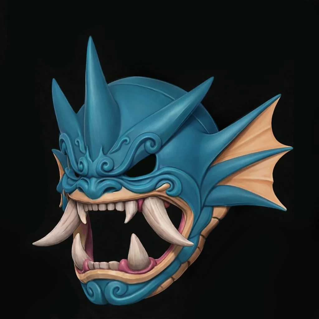 Gyrados Menpo Mask - Image 2