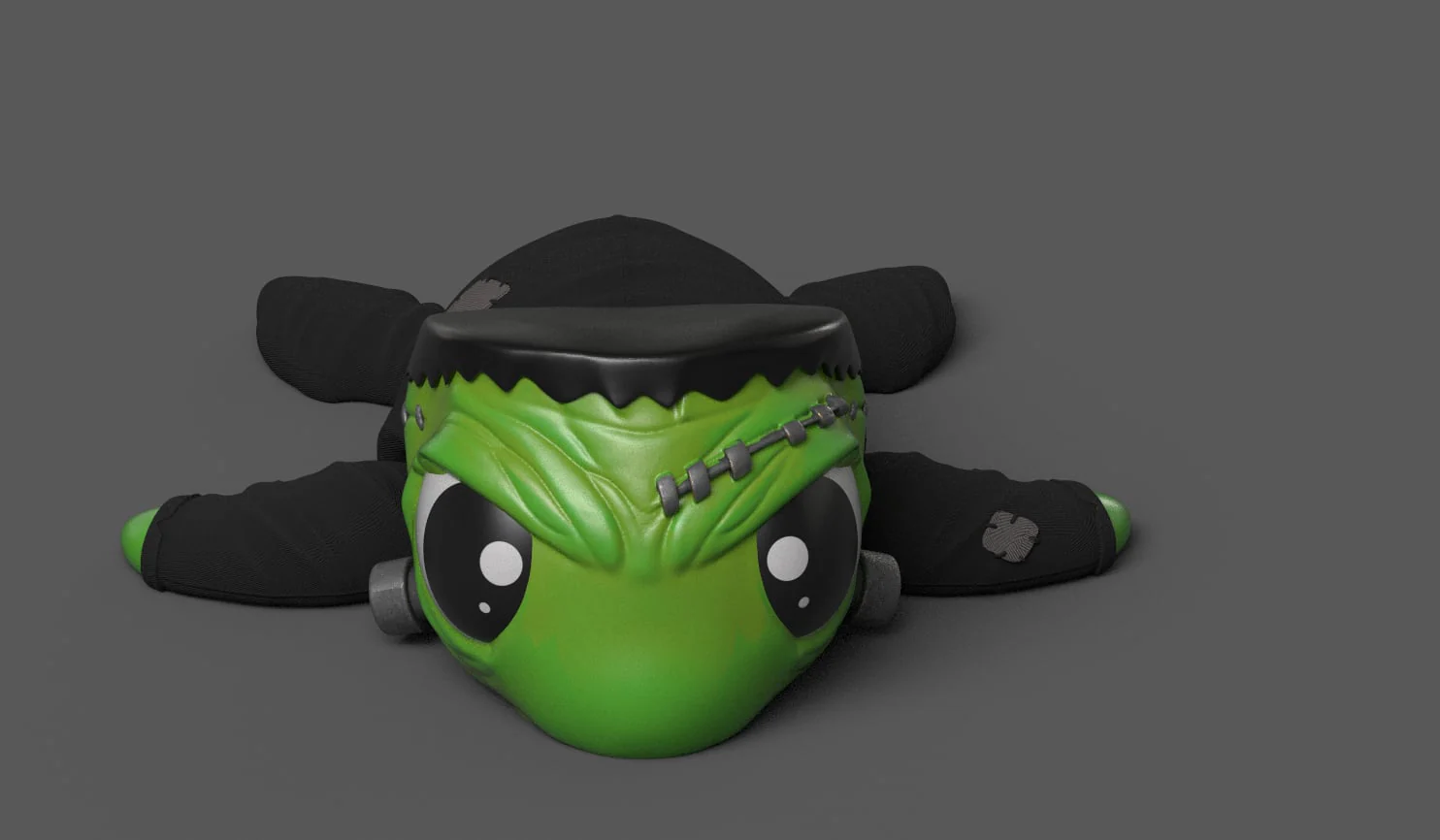 Halloween Turtle Frankenstein - Image 3
