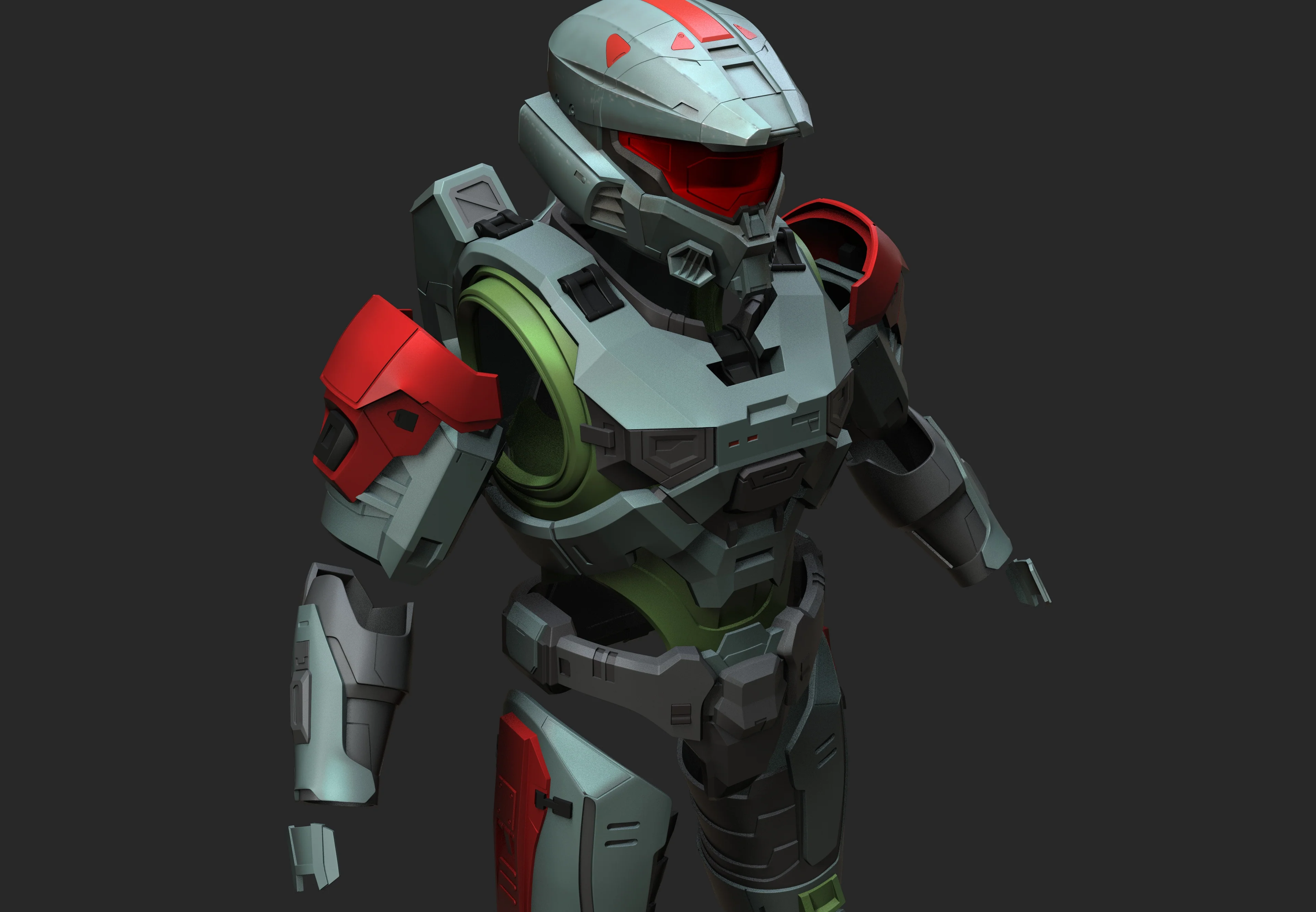 Halo MK7 Full Armor STL - Image 7