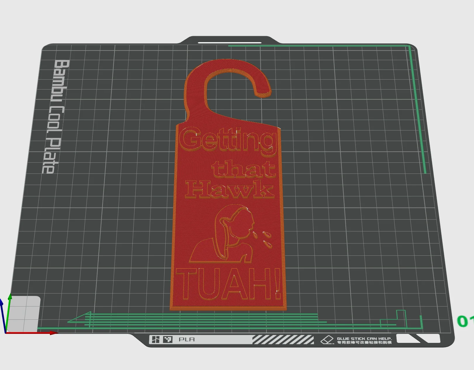 Hawk Tuah Do Not Disturb Sign - Image 6