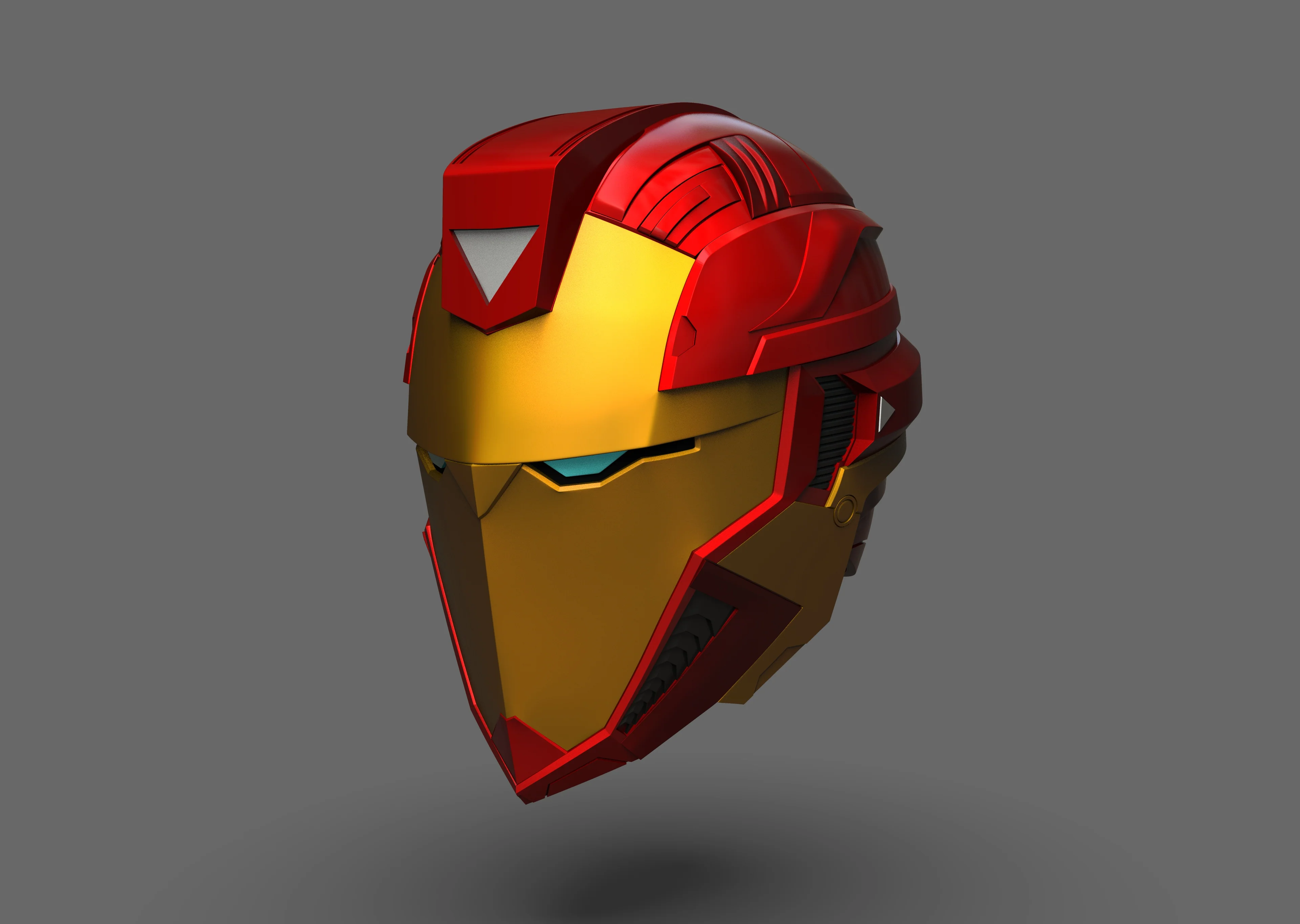Iron Heart Model 2 Helmet STL - Image 4