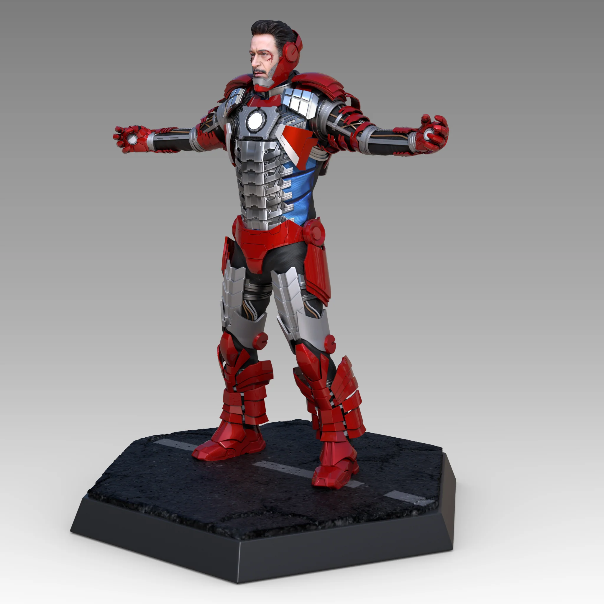 Iron Man MK5 Statue STL - Image 5