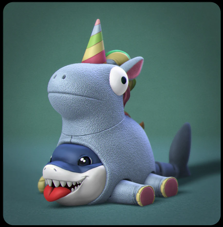 Jeff the Land Shark Unicorn - Image 2