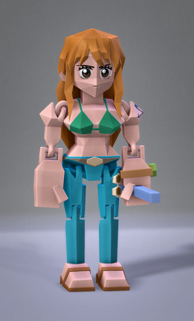 Low Poly Flexi Nami - Image 2