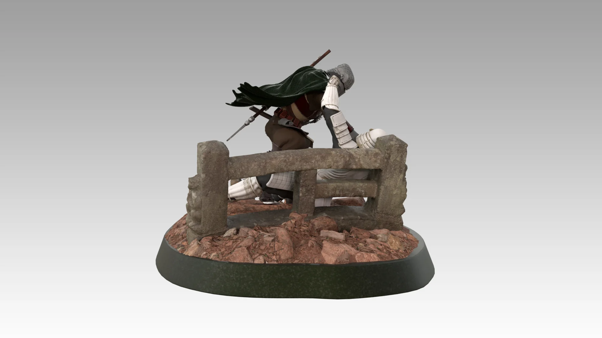 Mando Samurai Figure STL - Image 5