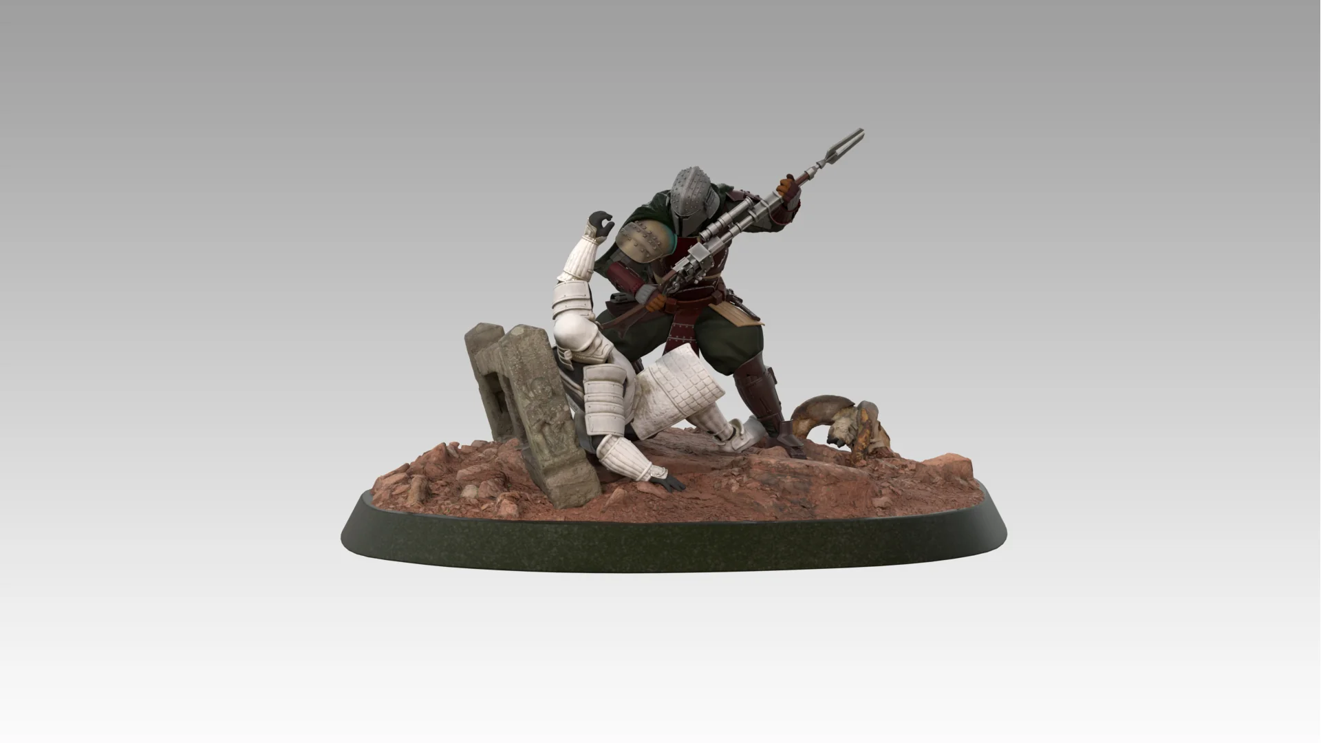 Mando Samurai Figure STL - Image 7