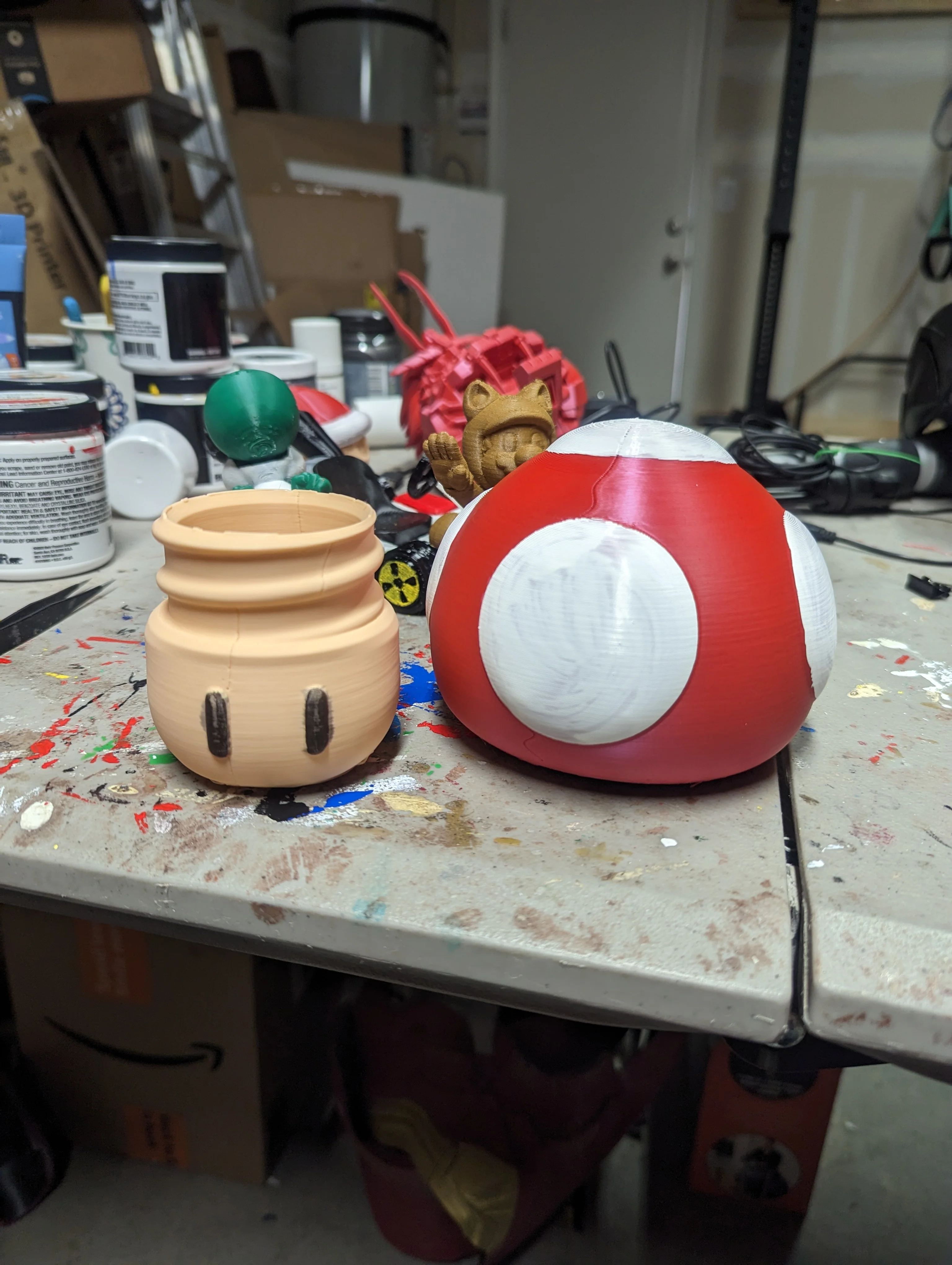 Mario Mushroom Container