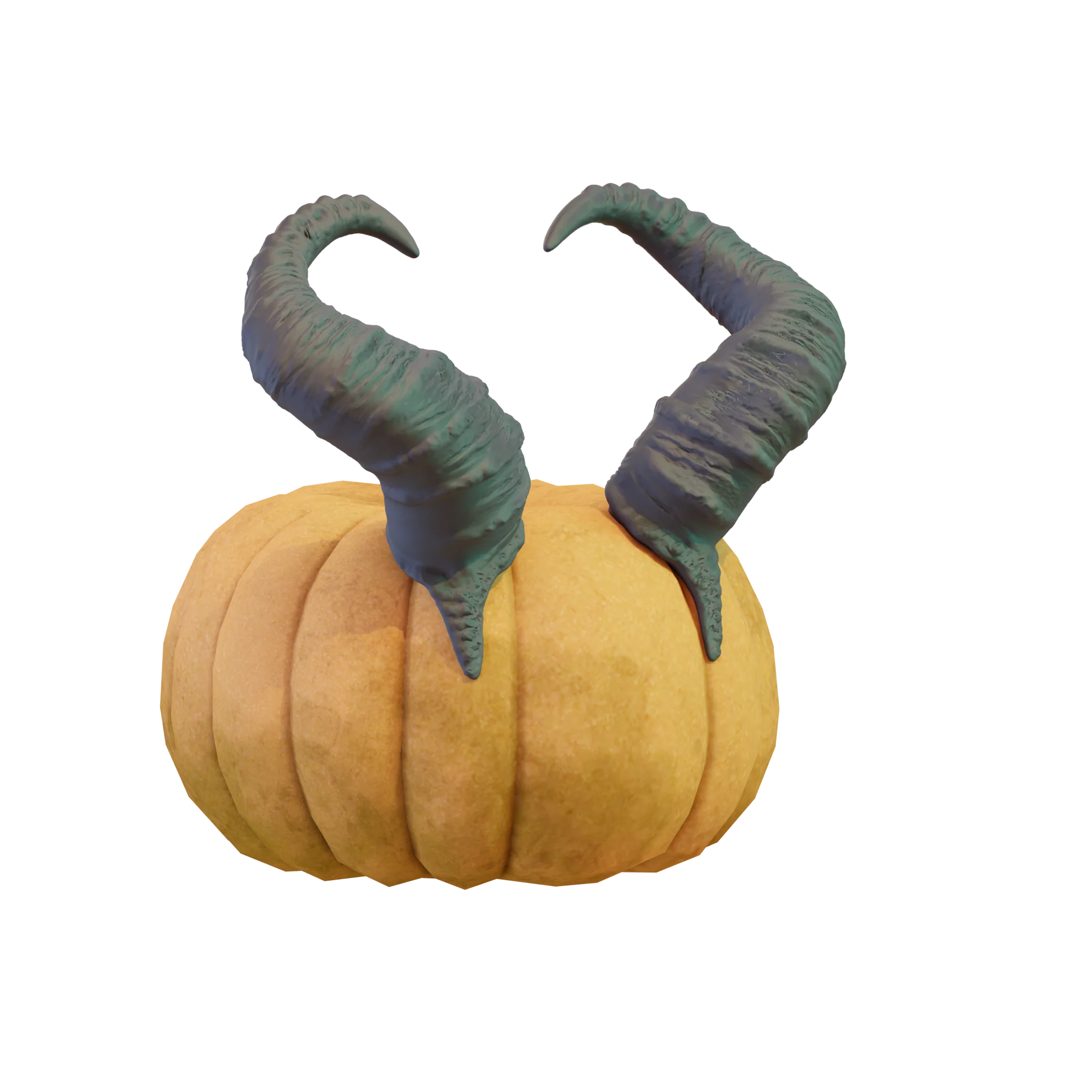 Mr Pumpkin Head Horns 1