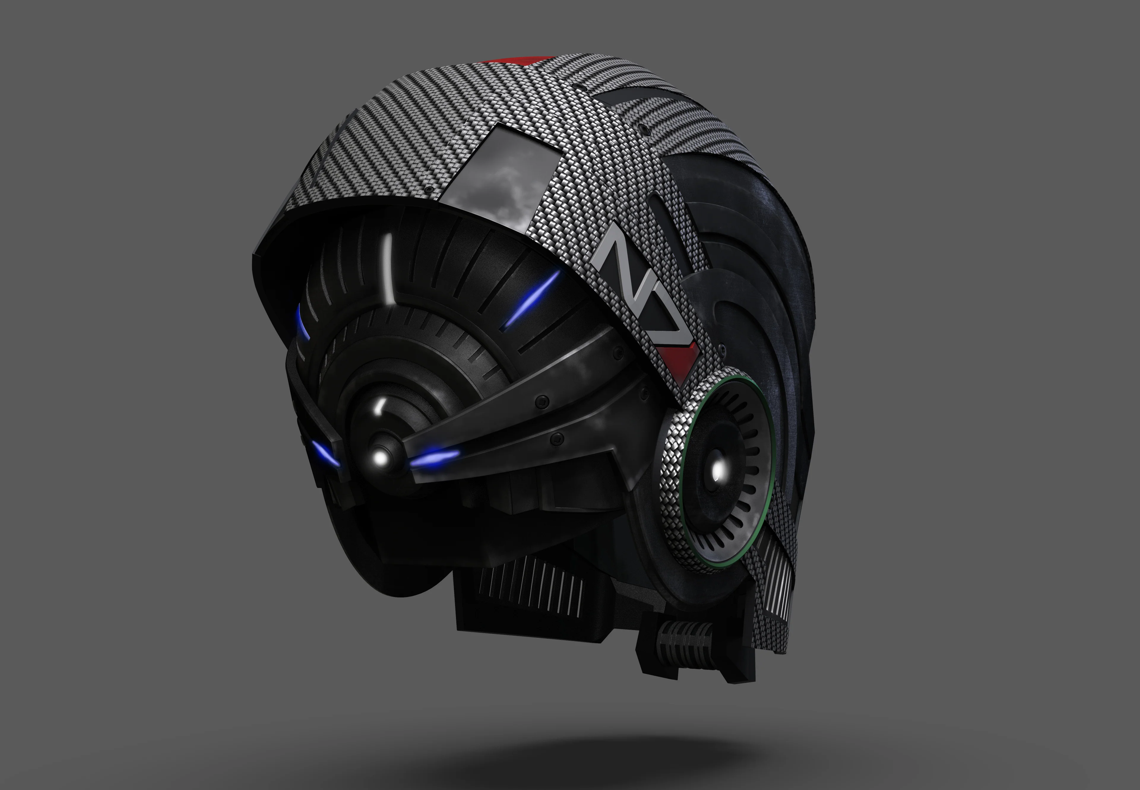 N7 Mass Effect Helmet STL - Image 7
