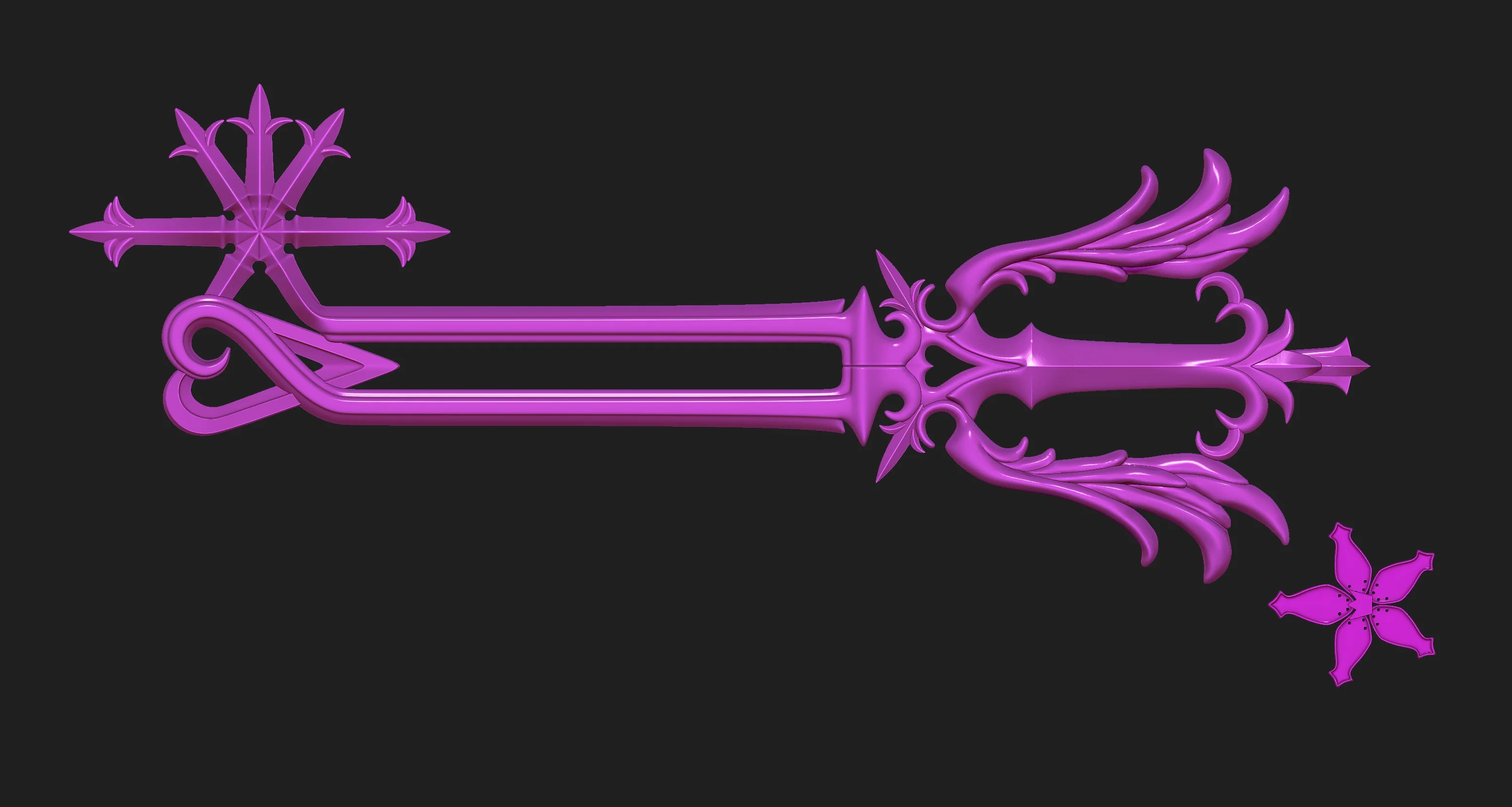 Oathkeeper Keyblade STL