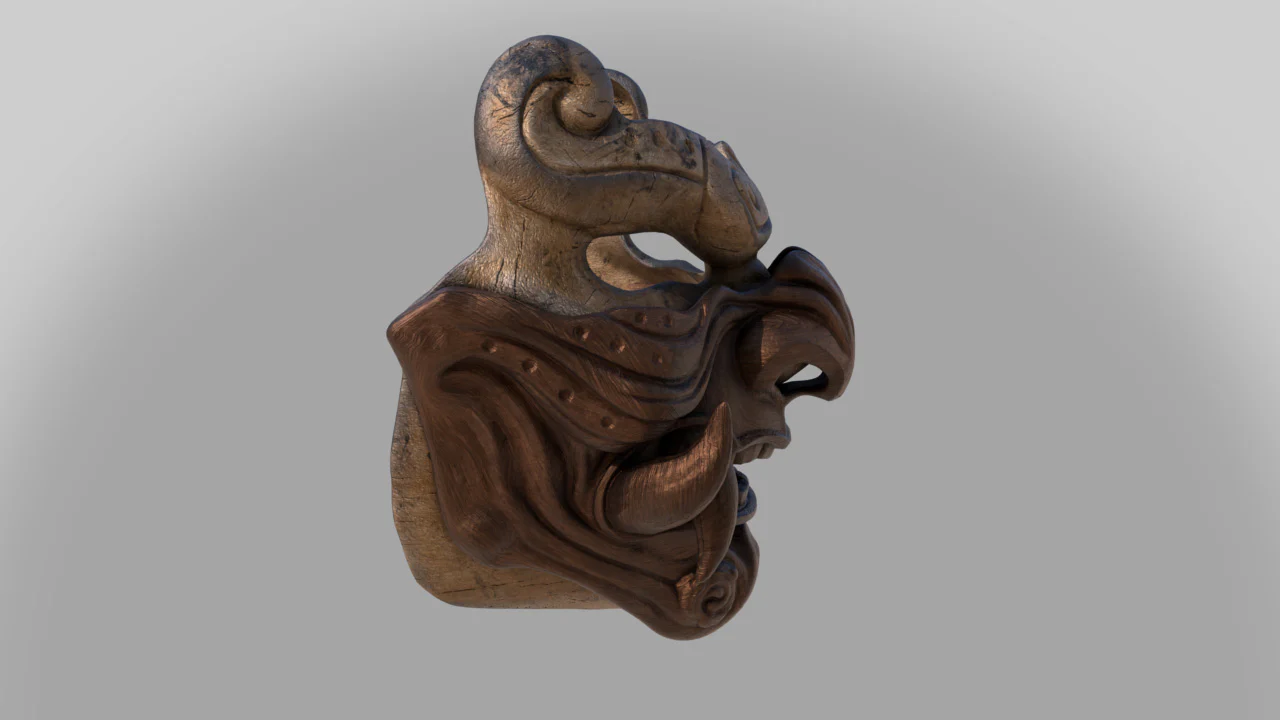 Oni Mask STL Variant 2 - Image 5