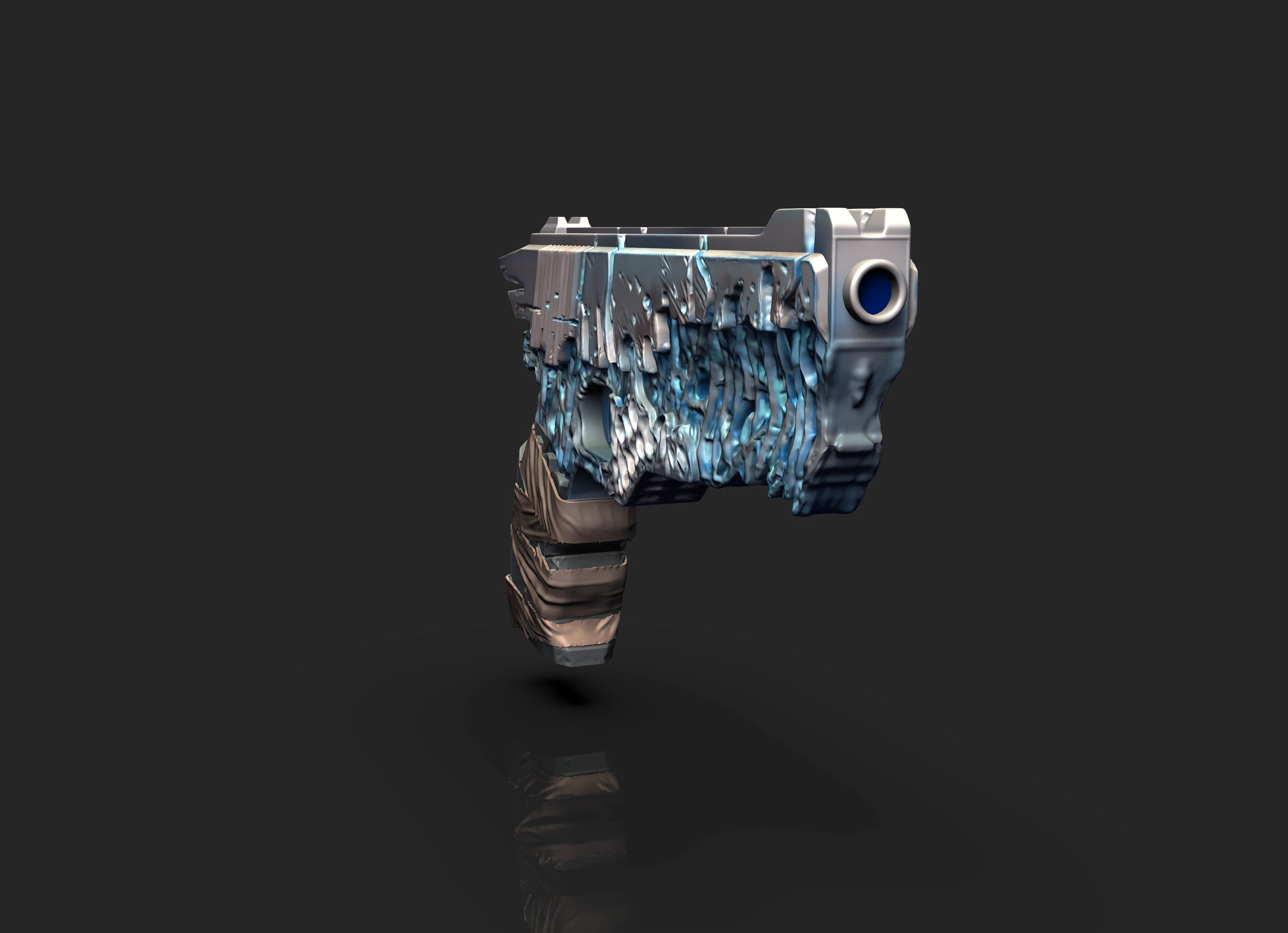 Outriders Torment and Agony Legendary Pistols STL - Image 4