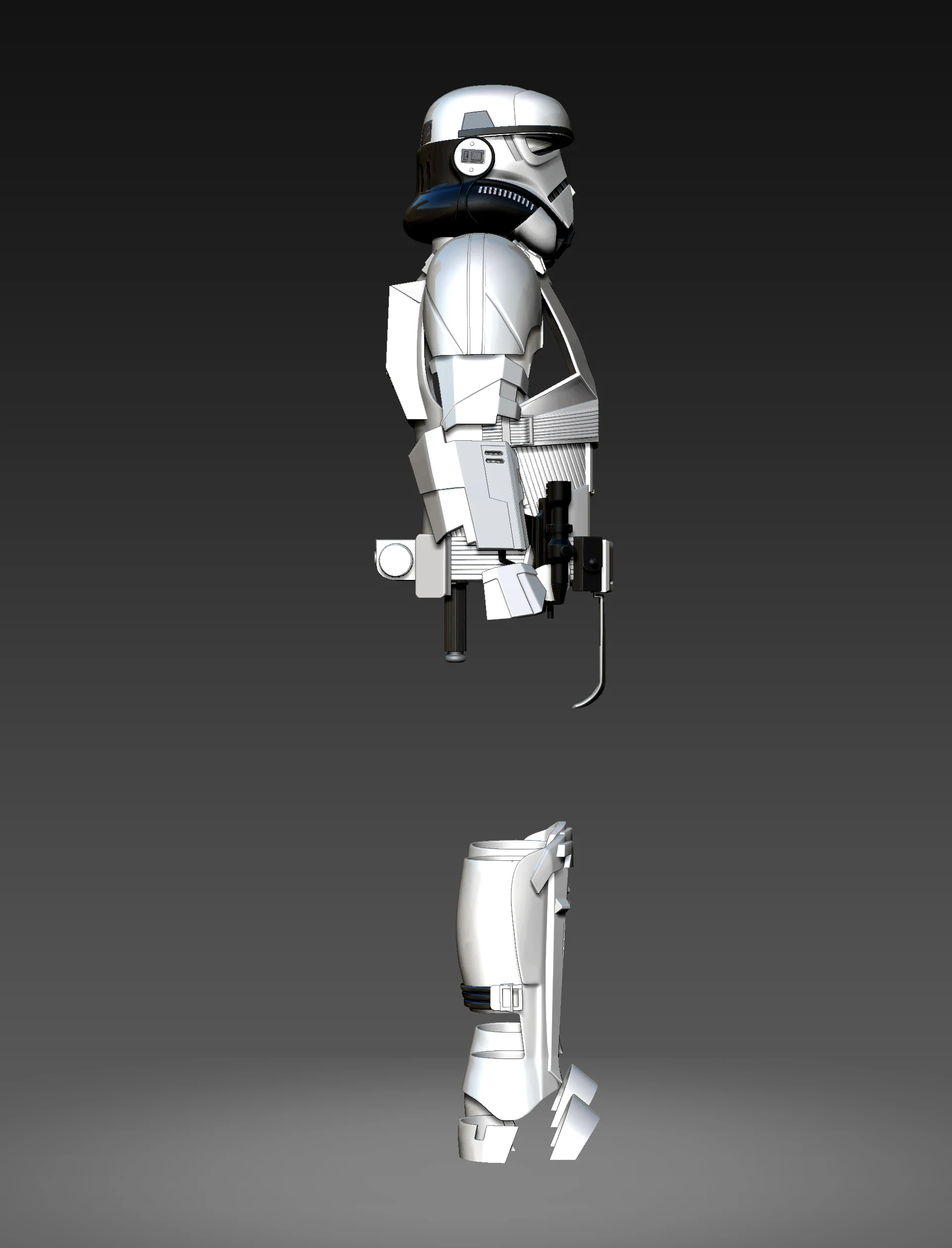 Patrol Trooper full Armor for Cosplay - Image 2