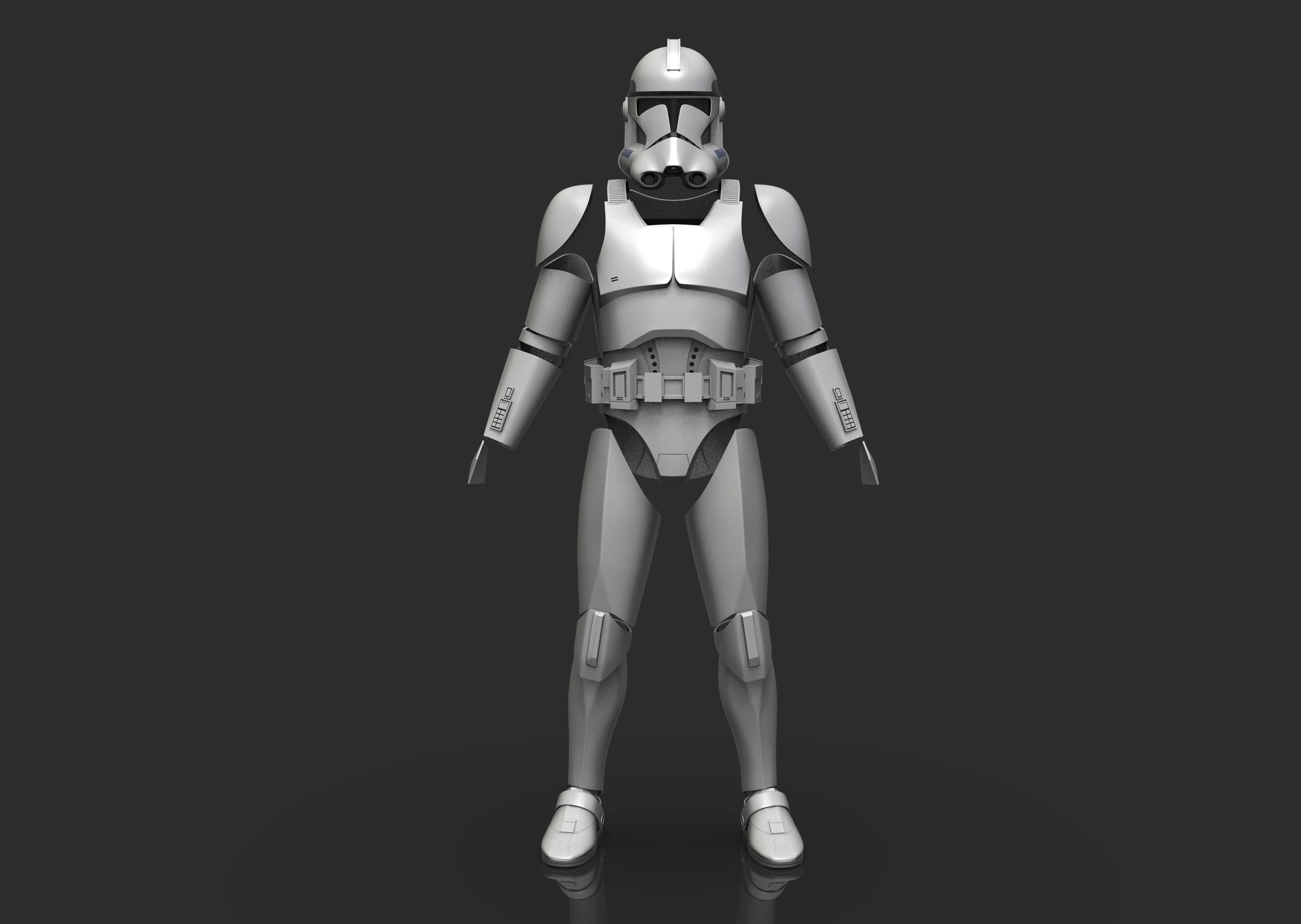 Phase 2 Clone Trooper Armor STL