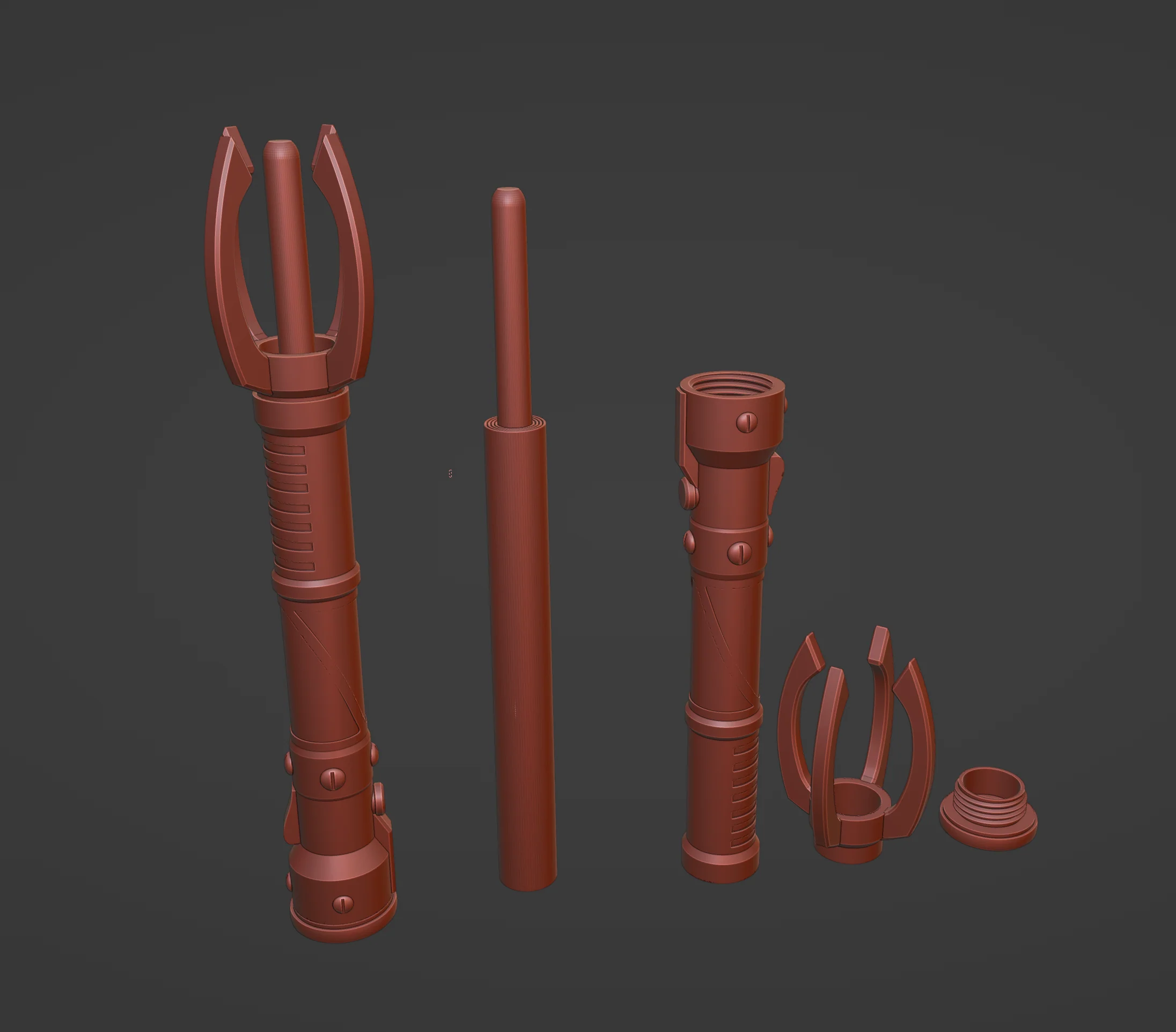 Print in Place Collapsing Jedi Lightsaber Concept 15 - Image 5