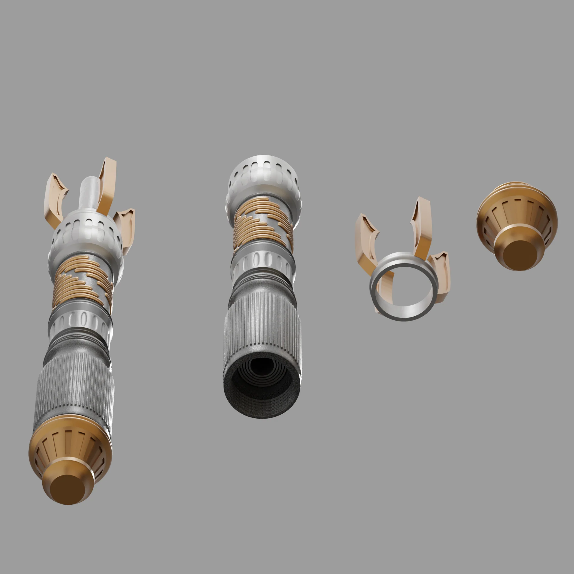 Print in Place Collapsing Jedi Lightsaber Concept 7 - Image 4