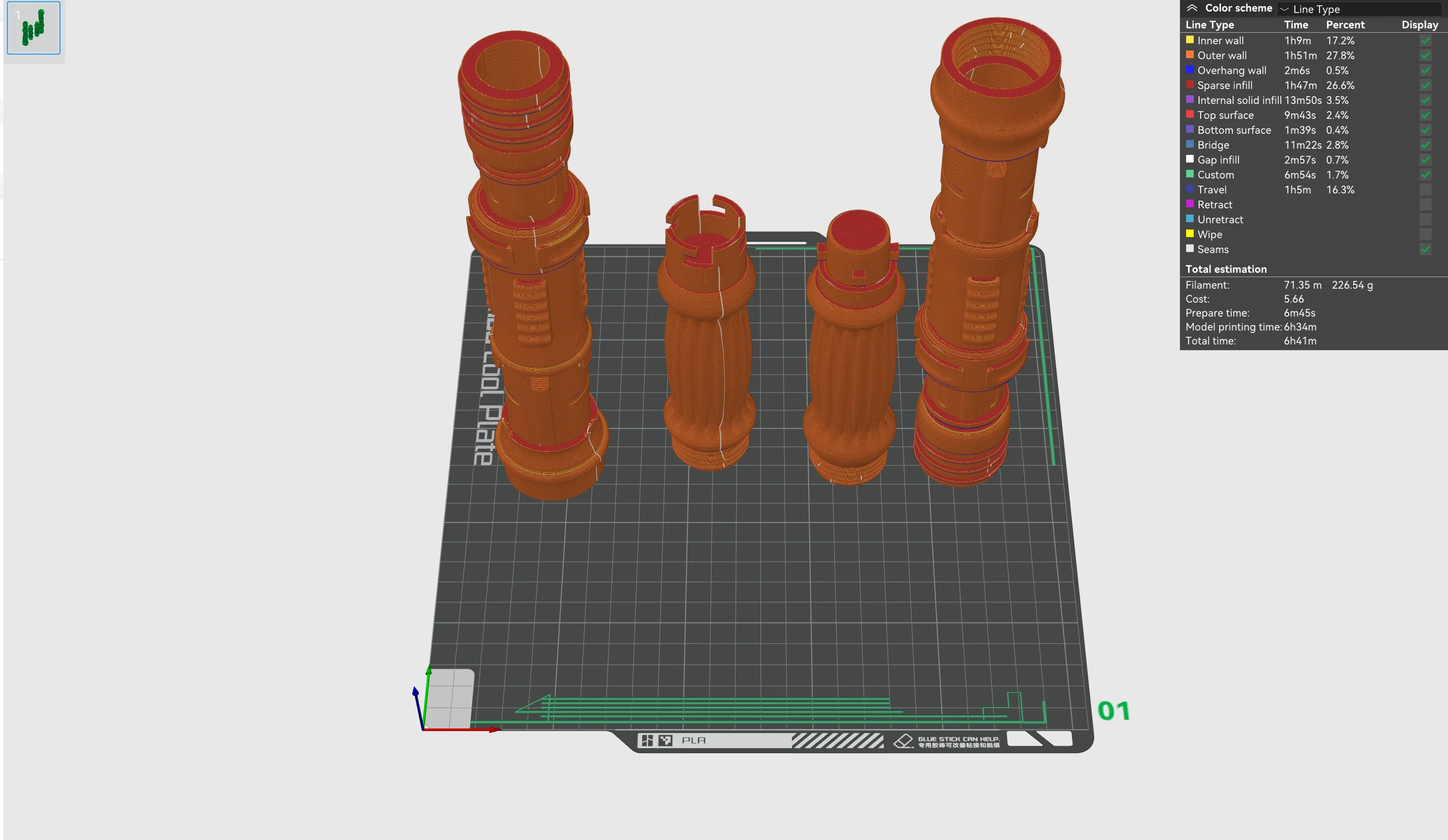Print in Place Connecting Double Lightsaber Concept 9 - Image 6