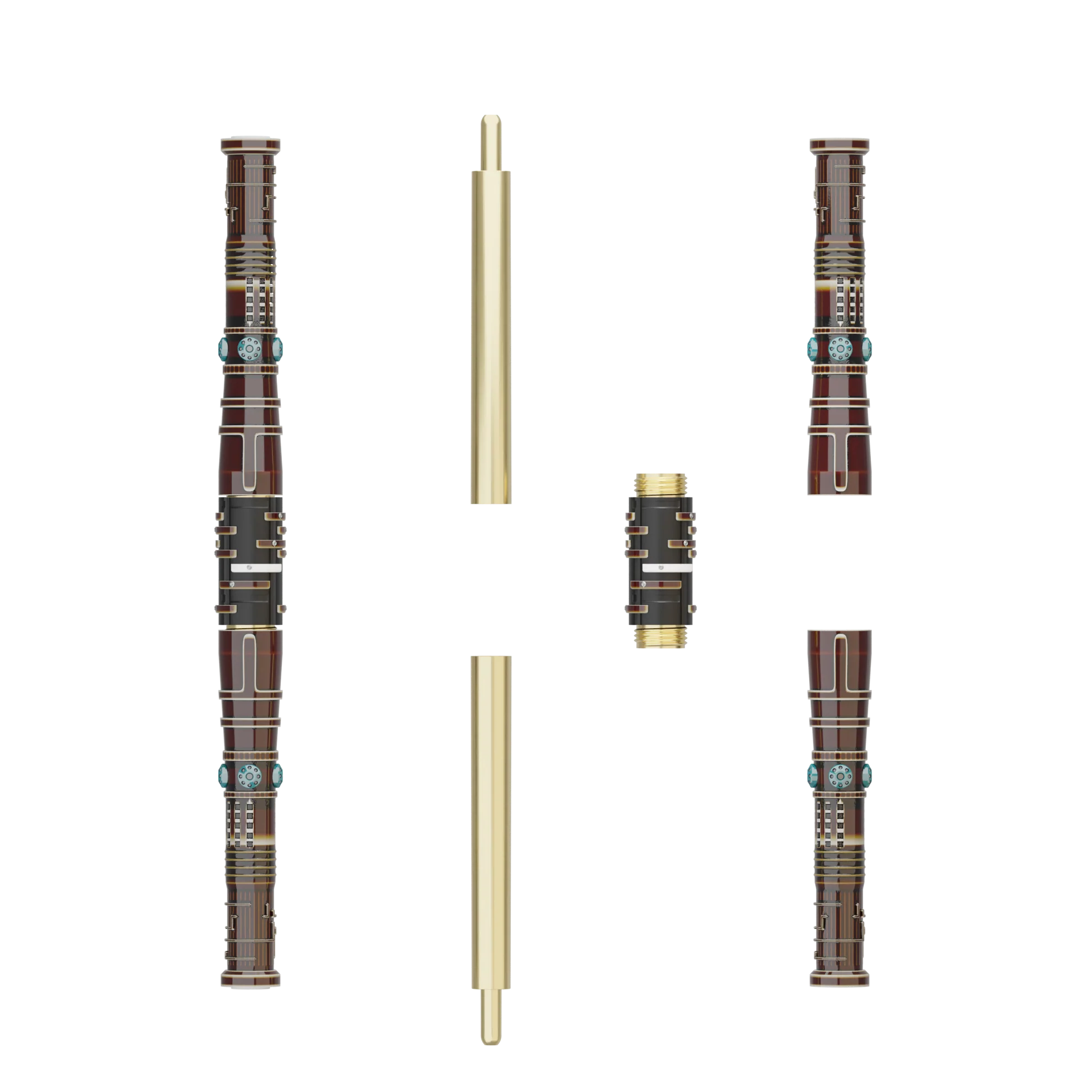 Print in Place Double Lightsaber Concept 7