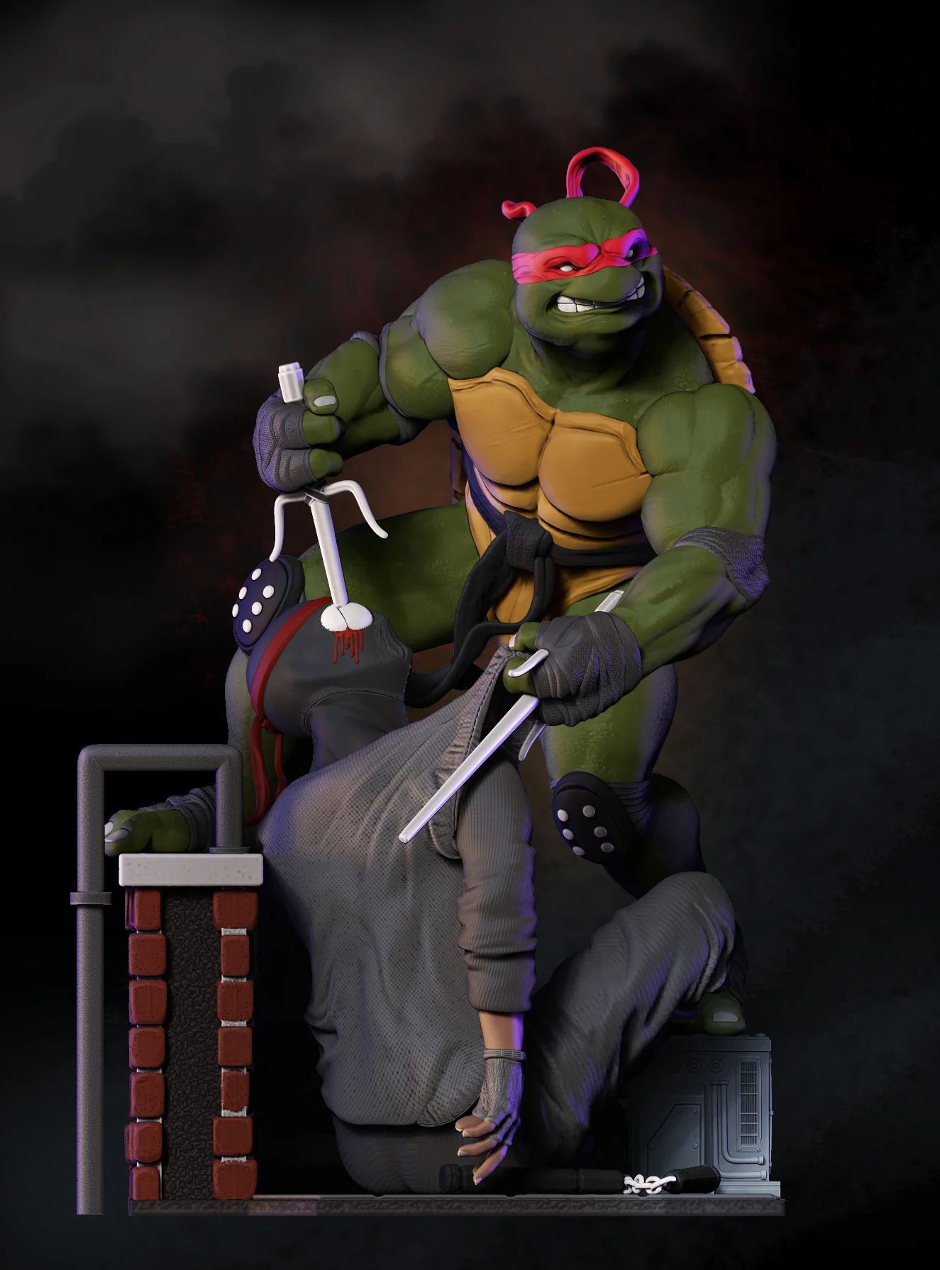 Raphael Statue STL