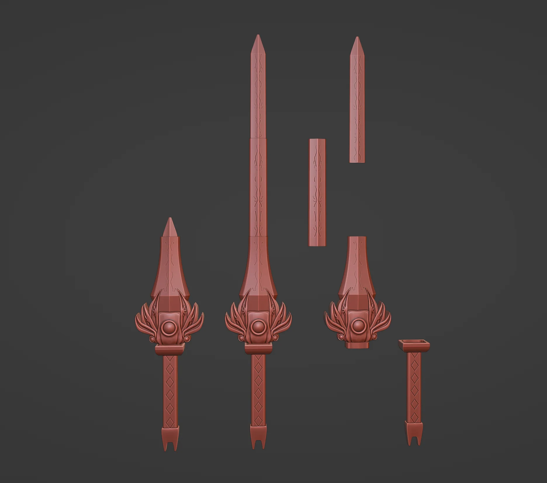 Red Ranger Collapsing Sword - Image 5